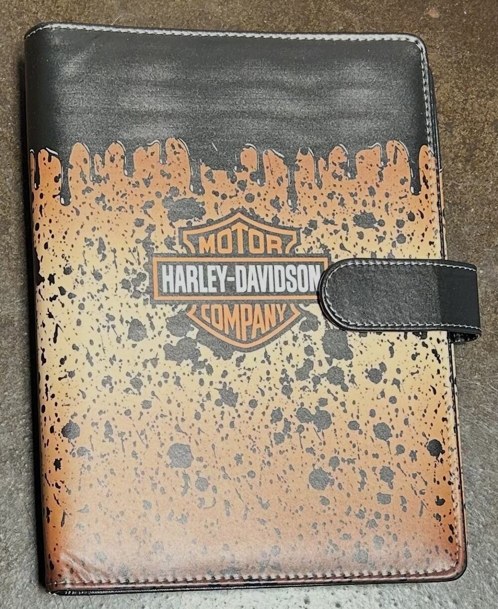Harley Davidson size A5 Binder w/ stationery paper
